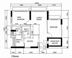 Blk 419C Waterfront II @ Northshore (Punggol), HDB 3 Rooms #597123041